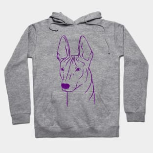 Xoloitzcuintli (Lilac and Purple) Hoodie